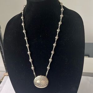 Estee Lauder Silver Necklace